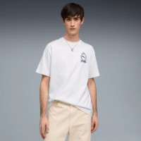 Tricou bărbătesc Puma Graphic Mediterranea Puma White, s.L imaginea #2 — magazin online Desire.md