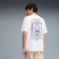 Tricou bărbătesc Puma Graphic Mediterranea Puma White, s.XL imaginea #3 — magazin online Desire.md