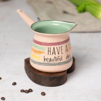 Кофеварка Metalac Have A Beautiful Day 0.4l эмаль (57040) фото №2 — интернет-магазин Desire.md