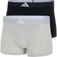 Сhiloţi pentru bărbați Adidas Active Flex Cotton Body 2Pk Trunk Black/Heather Grey, s.S imaginea #1 — magazin online Desire.md
