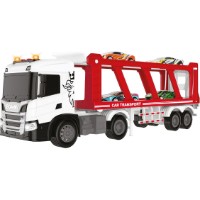 Набор машин TechnoDrive Large Truck Autotransportor Scania (6414KS)