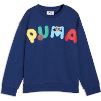 Hanorac pentru copii Puma Sporty Cats Relaxed Blue Jewel, s.110 (63455149)