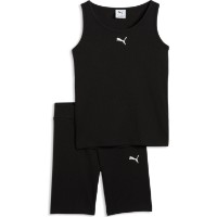 Детский спортивный костюм Puma Ess Elevated Rib Tan Puma Black, s.176