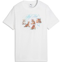 Tricou pentru copii Puma Graphic Kitty Sticke Puma White, s.152 imaginea #1 — magazin online Desire.md