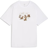 Tricou de dame Puma Graphics Kitty Stick Puma White, s.L imaginea #1 — magazin online Desire.md