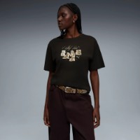 Tricou de dame Puma Graphics Kitty Stick Puma Black, s.S imaginea #2 — magazin online Desire.md