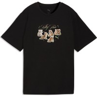 Tricou de dame Puma Graphics Kitty Stick Puma Black, s.XS imaginea #1 — magazin online Desire.md