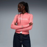 Hanorac damă Puma T7 Street Glam Slim Wild Pink, s.L imaginea #2 — magazin online Desire.md