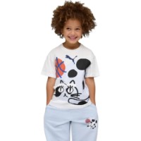 Tricou pentru copii Puma Sporty Cats Relaxed Graphic Tee Puma White, s.110 imaginea #3 — magazin online Desire.md