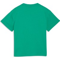 Tricou pentru copii Puma Sporty Cats Relaxed Graphic Tee Vibrant Green, s.116 imaginea #2 — magazin online Desire.md