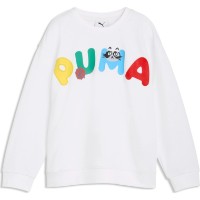 Hanorac pentru copii Puma Sporty Cats Relaxed Puma White, s.116