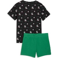 Costum sportiv pentru copii Puma Super Aop Puma Black, s.104 imaginea #2 — magazin online Desire.md