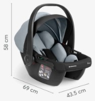 Carucior Kikka Boo 3in1 Chiara Grey imaginea #6 — magazin online Desire.md