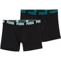 Сhiloţi pentru bărbați Puma Everyday Basic Boxers 2P Black/Mint/Emerald, s.XXL imaginea #1 — magazin online Desire.md