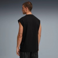 Tricou bărbătesc Puma Swish N' Ink Cut Off Puma Black, s.XXL imaginea #3 — magazin online Desire.md