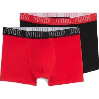 Сhiloţi pentru bărbați Puma Everyday Trunks 2P Red/Black, s.XL