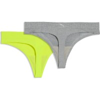 Сhiloţi dame Puma Women 3D Knit Sport Strings 2P Grey Melange/Lime, s.XXL imaginea #2 — magazin online Desire.md