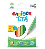 Creioane colorate Carioca Tita 18pcs (42827)