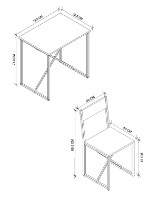 Set mobilă pentru bucătărie Bofigo 34-03-08 Anthracite imaginea #5 — magazin online Desire.md