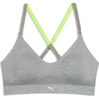 Sutien Puma Women 3D Knit Sport Triangle Top Grey Melange, s.XS imaginea #1 — magazin online Desire.md