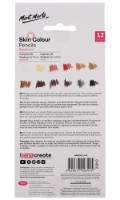 Creioane colorate Mont Marte Skin Tints Signature 12pcs (MPN0103) imaginea #2 — magazin online Desire.md