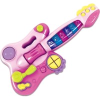 Chitară pentru copii Huanger Pink/Yellow (HE0502) 