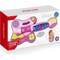 Chitară pentru copii Huanger Pink/Yellow (HE0502)  imaginea #2 — magazin online Desire.md