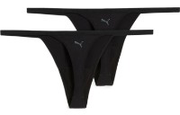 Сhiloţi dame Puma Women Microfiber Tanga Strings 2P Black, s.M imaginea #2 — magazin online Desire.md