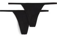 Сhiloţi dame Puma Women Microfiber Tanga Strings 2P Black, s.S imaginea #1 — magazin online Desire.md
