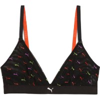 Sutien Puma Women Printed Mesh Triangle Top 1P Black Combo, s.L imaginea #1 — magazin online Desire.md