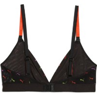 Sutien Puma Women Printed Mesh Triangle Top 1P Black Combo, s.S imaginea #2 — magazin online Desire.md