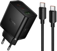 Încărcător Hoco N75 Grande Type-C to Type-C Black