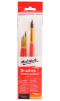 Set de periuțe Mont Marte Brushes Watercolour 4pcs (BMHS0029)