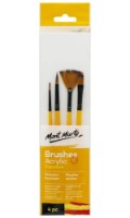 Set de periuțe Mont Marte Gallery Series Acrylic 4pcs (BMHS0010)