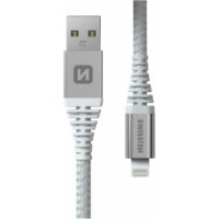 Cablu USB Swissten Kevlar USB to Lightning 1.5m White