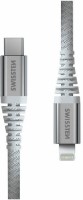 Cablu USB Swissten Kevlar USB-C to Lightning 1.5M White