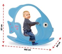 Balansoare copii Pilsan Rocking Fish Blue (06151) imaginea #2 — magazin online Desire.md