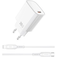 Încărcător WiWU Wi-G007 Type-C to Lightning White