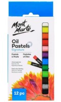 Cretă pentru desen Mont Marte Oil Pastels 12pcs (MMPT0013)