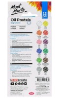 Cretă pentru desen Mont Marte Oil Pastels 12pcs (MMPT0013) imaginea #2 — magazin online Desire.md