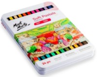 Cretă pentru desen Mont Marte Soft Pastels Metal Box 24pcs (MMPT0017) imaginea #2 — magazin online Desire.md