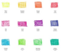 Cretă pentru desen Mont Marte Watersoluble Fluoro Oil Pastels 12pcs (MMPT0037) imaginea #3 — magazin online Desire.md