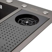 Кухонная мойка Art Flame ELBA DB 6045 600x450x230mm Black фото №2 — интернет-магазин Desire.md