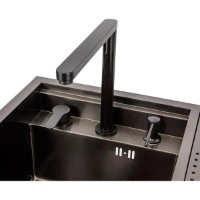 Кухонная мойка Art Flame SINKTOP HB 6045 600x450x230mm Black фото №2 — интернет-магазин Desire.md