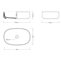 Умывальник Artceram Cognac COL003 фото №3 — интернет-магазин Desire.md