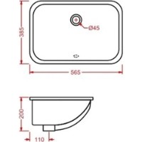 Умывальник Artceram Nqttuno NTL001 фото №2 — интернет-магазин Desire.md