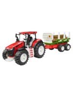 Tractor Bruder With The Forestry Trailer (3453)
