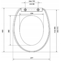 Capac de toaletă Bisk White 08924 imaginea #2 — magazin online Desire.md