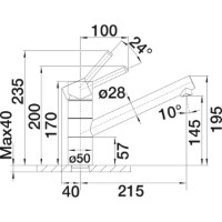 Baterie bucătărie Blanco Tivo-F (518408) imaginea #3 — magazin online Desire.md