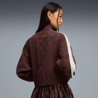 Jachetă damă Puma T7 Jacquard Woven Chocolate Brown, s.L imaginea #3 — magazin online Desire.md